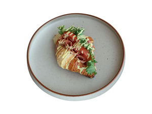 Drivu Turkey Bacon Croissant