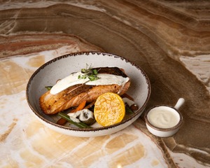 Drivu Pan Seared Salmon