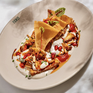 Drivu Eggplant Fatteh
