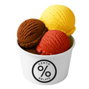 Drivu Gelato Cup or Cone – 3 Flavours