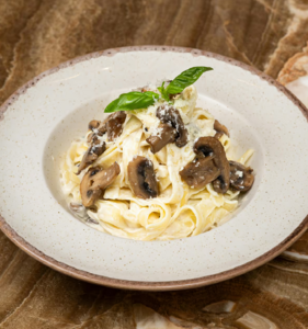 Drivu Alfredo Mushroom Pasta