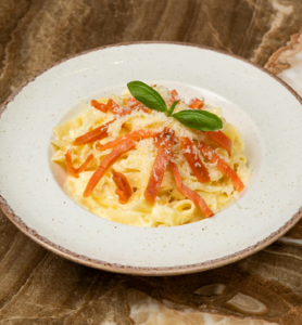 Drivu Smoked Salmon Pasta