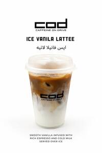 Iced Vanilla Latte - COD CAFE sharjah