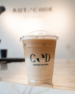 Drivu Iced Saffron Latte