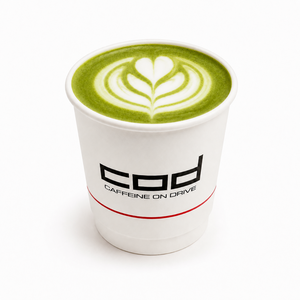 Hot Matcha Latte - COD CAFE sharjah