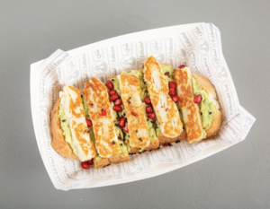 Drivu Avocado Halloumi Toast افوكادو توست مع حلومي