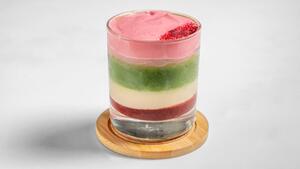 Drivu Iced Strawberry Jam Matcha
