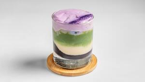 Drivu Iced Blueberry Jam Matcha