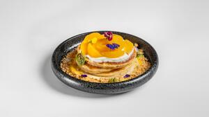 Drivu Peach & Ricotta Pancakes (V)