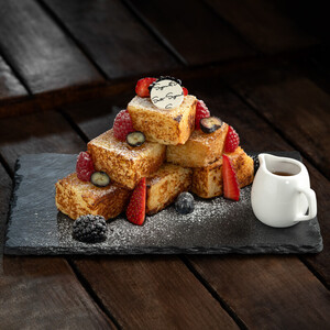 Drivu French Toast with Maple Syrup