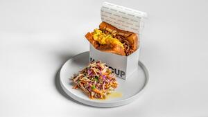 Drivu BBQ Beef Brisket & Egg