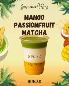 Drivu Mango Passion Fruit Matcha 