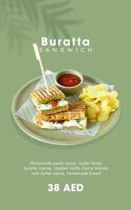 Drivu Burrata Sandwich