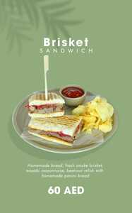 Drivu Brisket Sandwich