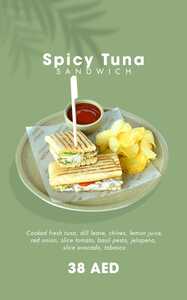 Drivu Spicy Tuna Sandwich