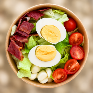Cob Salad Egg - Cafe Peloton dubai