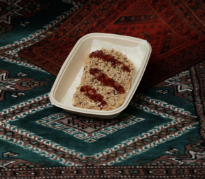 Drivu Peanut Granola Jam Toast توست بينت بتر و مربى و جرانولا