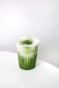 Drivu Matcha with salted vanilla foam