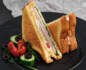 Drivu  Turkey Brioche Sandwich