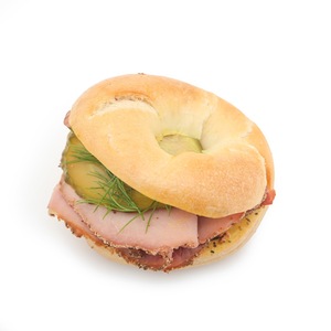 Drivu Pastrami Bagel