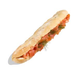 Drivu Smoked Salmon Baguette