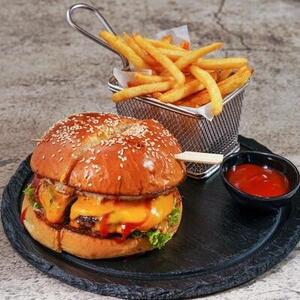 Drivu Dynamite Chicken Grill Burger(Mega Size)