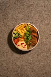 Drivu Poke Falafel Bowl