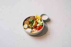 Drivu Poke Falafel Bowl