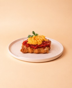 Shakshoka croissant  - Truth Coffee sharjah