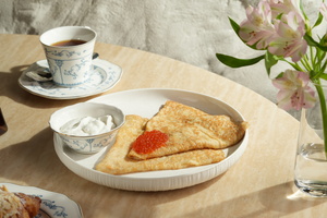 Drivu Crepe with Caviar