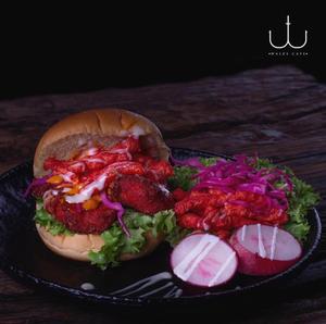 Drivu Chicken Cheetos Burger
