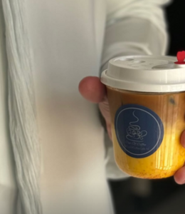 Drivu Iced Saffron Latte