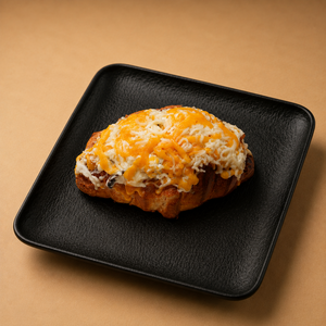 Egg and Mushroom Croissant - My Space Cafe sharjah