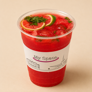 Strawberry Mojito - My Space Cafe sharjah