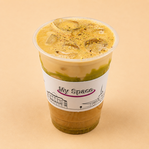 Drivu Iced Pistachio latte