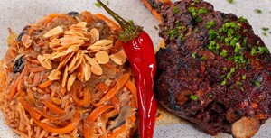 Drivu Lamb Ouzi with Bukhari Rice 