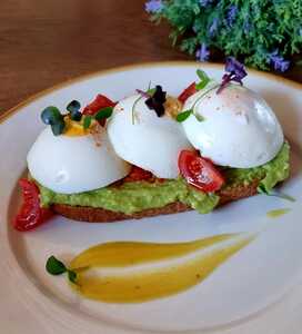 Drivu Poached Egg with Avocado Toast