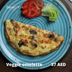 Drivu Veggie Omelet with Toast Bread