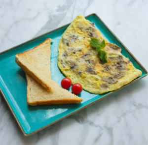 Drivu Mushroom Omelette