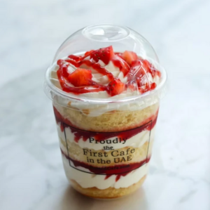 Drivu Strawberry Cake Parfait