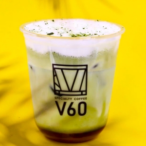 Drivu Iced Matcha Caramel Latte 