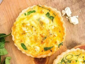 Drivu Spinach & Cheese Quiche