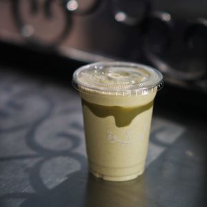 Drivu Iced Pistachio Latte