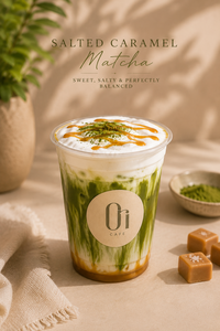 Salted Caramel Matcha - Ori Cafe ajman