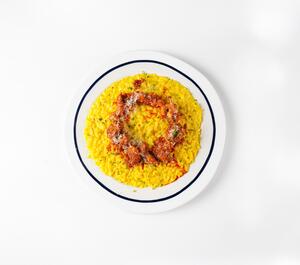 Drivu Signature Shrimp Saffron Risotto