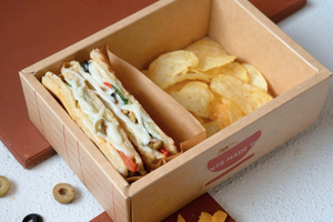 Drivu Mediterranean Cheese Sandwich