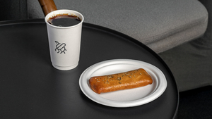 Drivu Pretzel Halloumi + Coffee of the Day