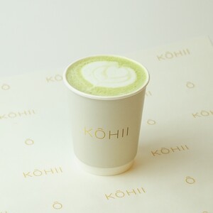 Drivu Hot Strawberry Matcha Latte 
