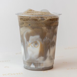Drivu Iced Hojicha Latte