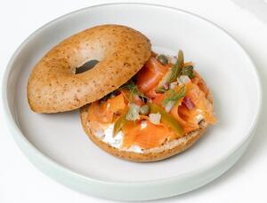 Drivu Smoked Salmon Bagel
